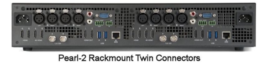 Epiphan Pearl-2 4K Rackmount Twin универсальная 12-ти канальная система для захвата видео, записи и трансляции