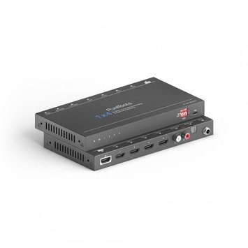 Сплиттер/даунскейлер HDMI с аудио-де-эмбеддером 1x4, 4K (60Hz 4:4:4) PT-SP-HD14DA